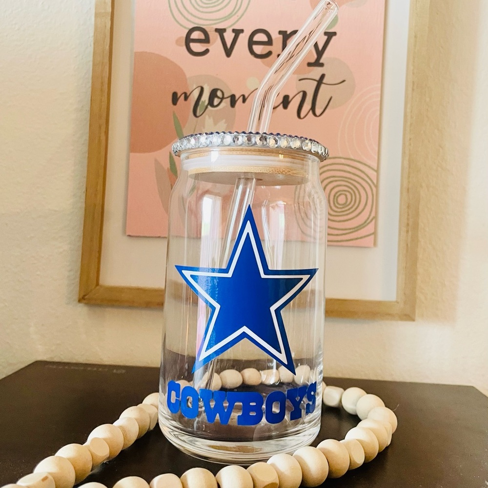 Cowboy Glass cup
